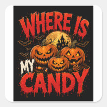 Waar is mijn snoep Halloween Pompoen T-Shirt | Spo