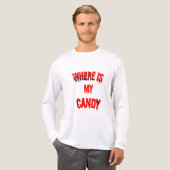 waar is mijn snoep hongerige quote horror vibeT-Sh Tri-Blend Shirt (Voorkant)