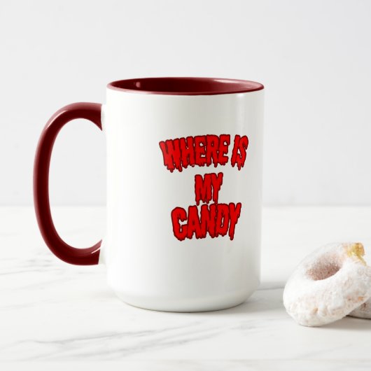Waar Is Mijn Snoepmok – Voor de Dappere & Moedige Mok (Met donut)