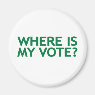waar is mijn stem (Iraanse verkiezingen)? Magneet