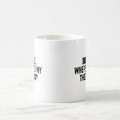 Waar is mijn theorie? koffiemok (Center)