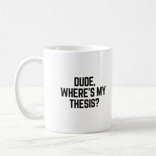Waar is mijn theorie? koffiemok