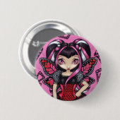 "Waar is mijn Valentijn?" Knoop Ronde Button 5,7 Cm (Voorkant /achterkant)