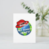 Waar is Mitts geld? Briefkaart (Staand voorkant)