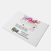 Waar is moeder? Deurmat (Schuin)