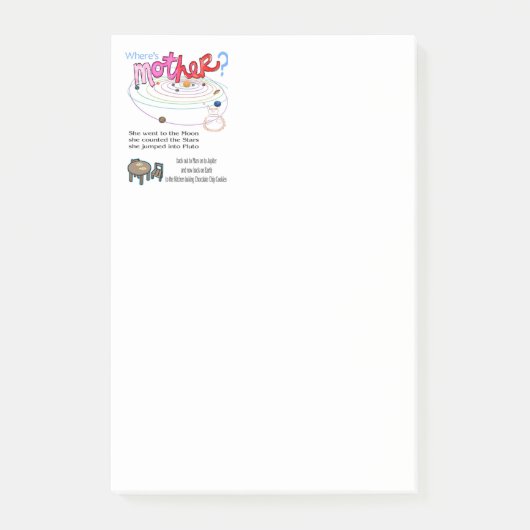 Waar is moeder? Notities  Post-it® Notes (Voorkant)