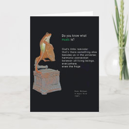 Waar is muziek voor? Wenskaart Kaart