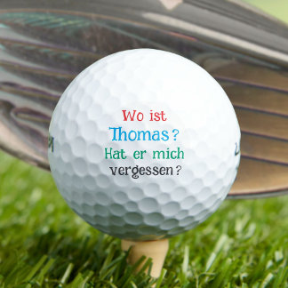 Waar is [naam]? – Wo ist [naam]? Golfballen