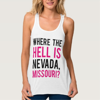 Waar is Nevada, Missouri? Tanktop