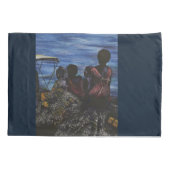 Waar is papa? Harbor Island Kussensloop (Achterkant)