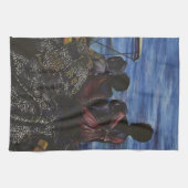 Waar is papa? Harbor Island Theedoek (Horizontaal)