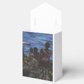 Waar is papa? Harbour Island, Bahamas Bedankdoosjes (Geopend)