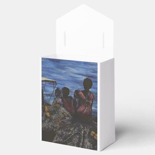 Waar is papa? Harbour Island, Bahamas Bedankdoosjes (Geopend)