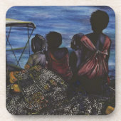 Waar is papa? Harbour Island, Bahamas Drankjes Onderzetter (Voorkant)