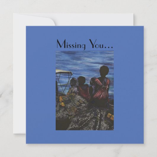 Waar is papa? Harbour Island, Bahamas Kaart (Voorkant)