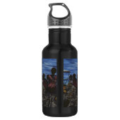 Waar is papa? Harbour Island, Bahamas Waterfles (Achterkant)