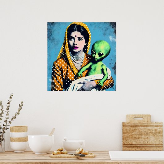 'Waar is papa ?' Poster (Keuken)