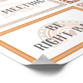 Waar is Psycholoog Kantoor Deurteken Regenboog? Poster (Hoek)