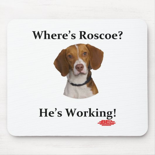 Waar is Roscoe? Muismat (Voorkant)