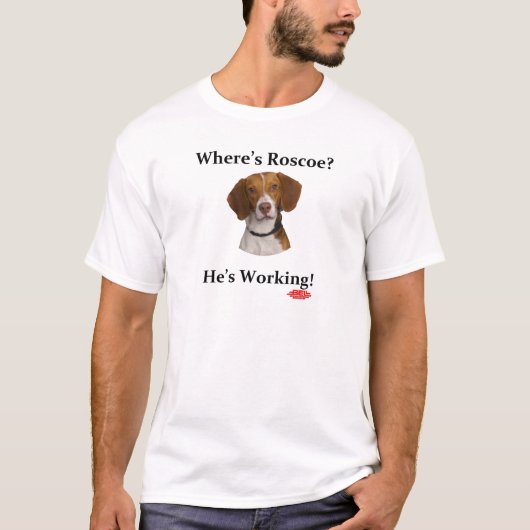 Waar is Roscoe? T-shirt (Voorkant)