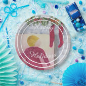 Waar is Santa Happy Holiday Party Papieren Bordje (Feest)