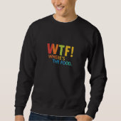 Waar is The Food Sweatshirts Mannen Trui (Voorkant)