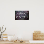 Waar is Uw Nadruk? Rustieke Samenvatting 2 van de Poster (Keuken)