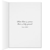 "Waar is verdriet" sympathie kaart (Binnen (Rechts))