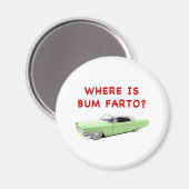 Waar is zwerver farto? magneet (Voorkant / Achterkant)