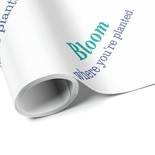 Waar je bent gepland cadeaupapier (Rol Hoek)