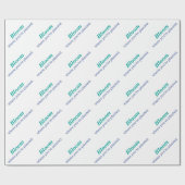 Waar je bent gepland cadeaupapier (Vlak)