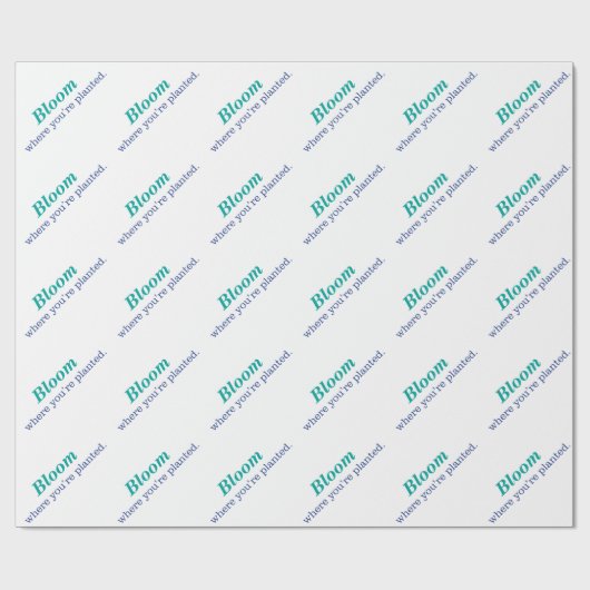 Waar je bent gepland cadeaupapier (Vlak)