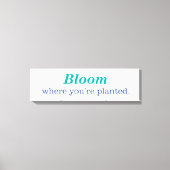 Waar je bent gepland canvas afdruk (Voorkant)