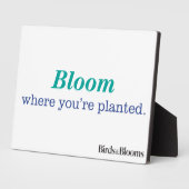 Waar je bent gepland fotoplaat (Zijkant)