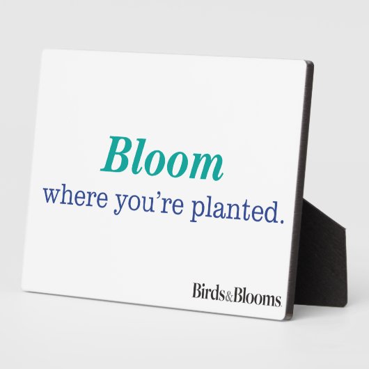 Waar je bent gepland fotoplaat (Zijkant)