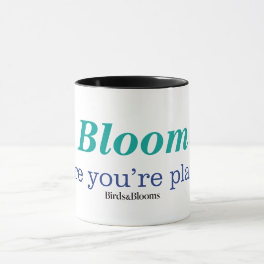 Waar je bent gepland mok (Midden)