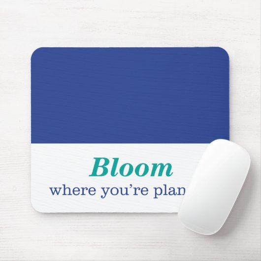 Waar je bent gepland muismat (Met muis)