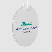 Waar je bent gepland ornament (voorkant)