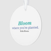 Waar je bent gepland ornament (voorkant)