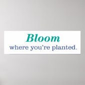 Waar je bent gepland poster (Voorkant)