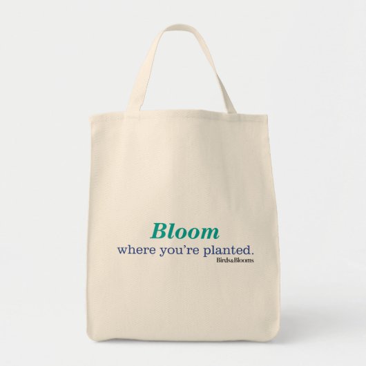 Waar je bent gepland tote bag (Voorkant)