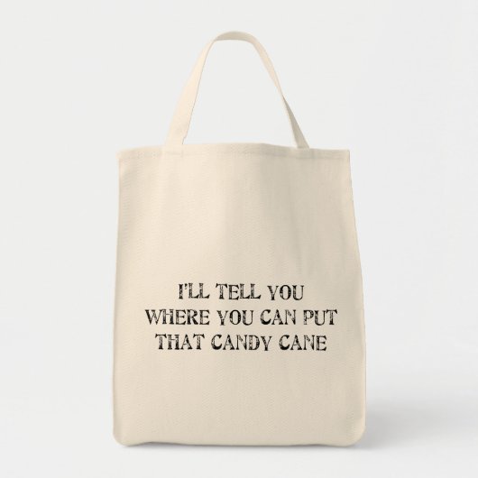 Waar je dat snoepriet kunt plaatsen tote bag (Voorkant)