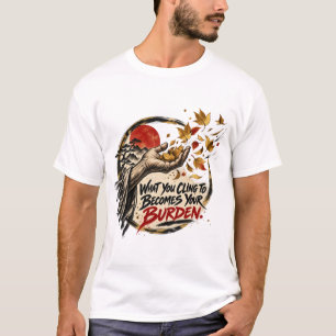 Waar je je aan vastklampt wordt je last Dhammapada T-shirt