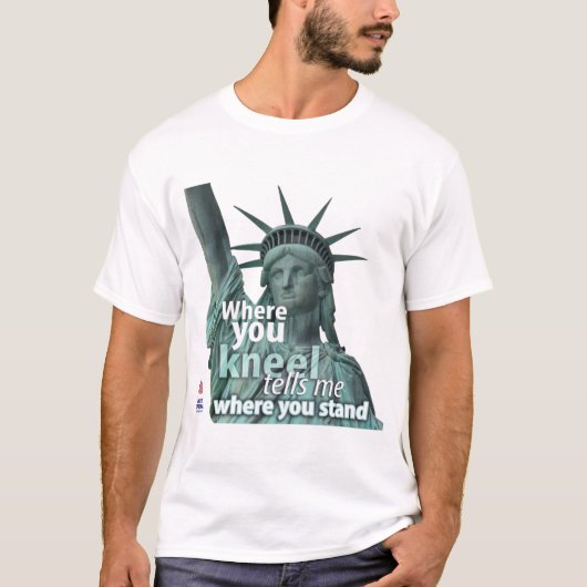 Waar je knielt - t-shirt (Voorkant)