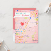 Waar je mijn hart gestolen hebt, heb ik Valentijn  Kaart (Voorkant / Achterkant in situ)