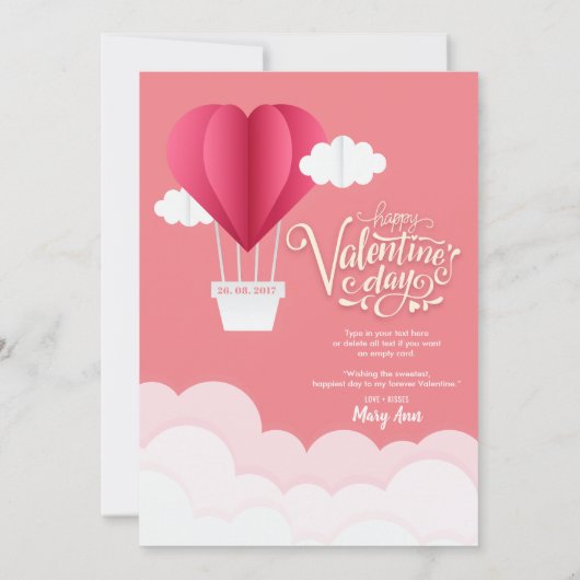 Waar je mijn hart gestolen hebt, heb ik Valentijn  Kaart (Achterkant)