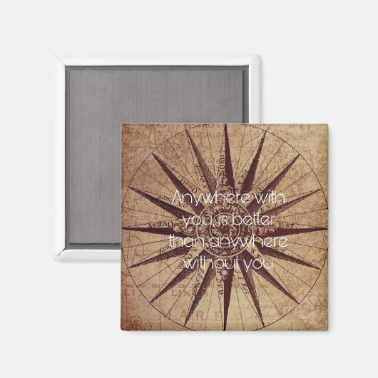 Waar je ook bent, het is beter dan waar dan ook magneet (Voorkant / Achterkant)