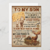 waar je ook bent in je leven - een echte vader die feestdagenkaart (Voorkant / Achterkant)