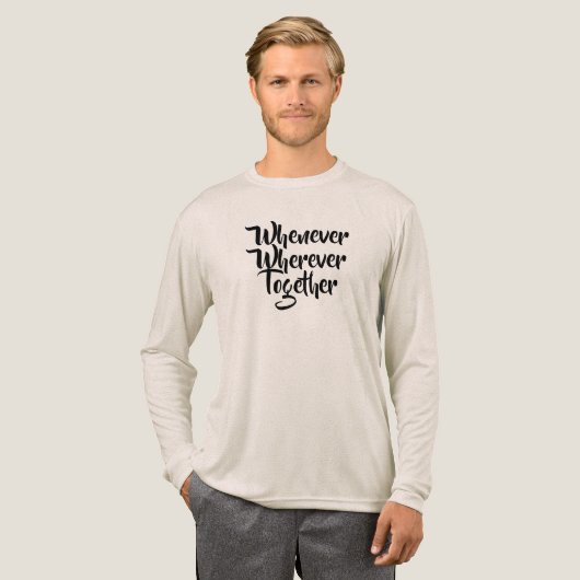 Waar je ook bent, samen een T-shirt (Voorkant)