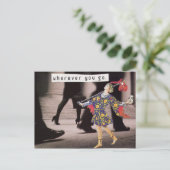 Waar je ook gaat briefkaart (Staand voorkant)
